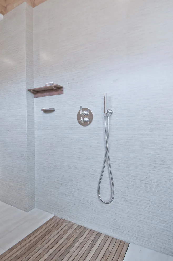 Bali-Inspired Spa Bathroom at Venice Beach by Concept Renovations, Inc. - Photo 11