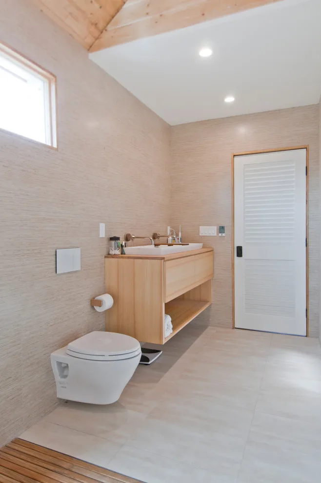Bali-Inspired Spa Bathroom at Venice Beach by Concept Renovations, Inc. - Photo 15