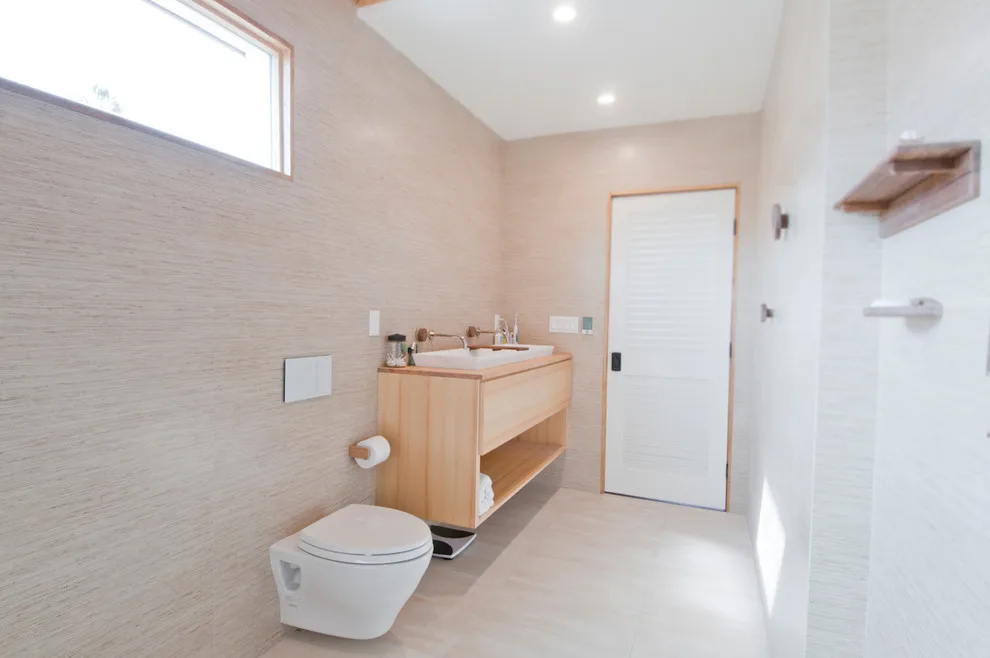 Bali-Inspired Spa Bathroom at Venice Beach by Concept Renovations, Inc. - Photo 27