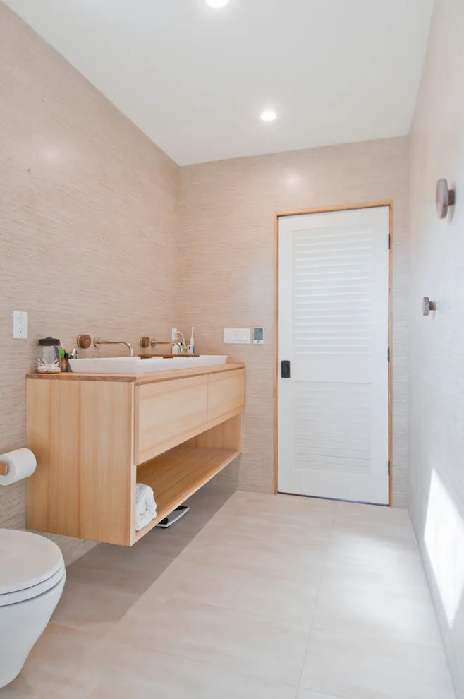 Bali-Inspired Spa Bathroom at Venice Beach by Concept Renovations, Inc. - Photo 30