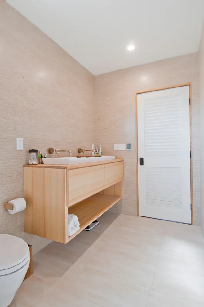 Bali-Inspired Spa Bathroom at Venice Beach by Concept Renovations, Inc. - Photo 37