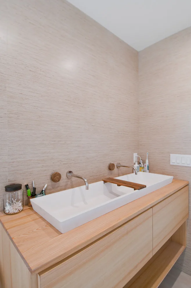 Bali-Inspired Spa Bathroom at Venice Beach by Concept Renovations, Inc. - Photo 14