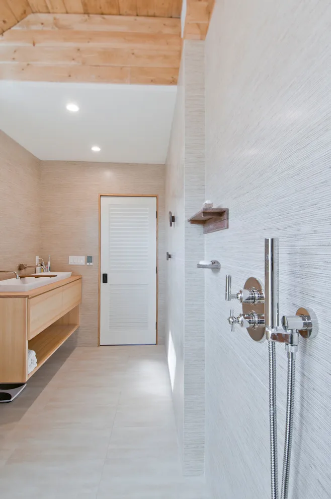 Bali-Inspired Spa Bathroom at Venice Beach by Concept Renovations, Inc. - Photo 20