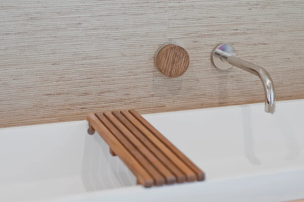 Bali-Inspired Spa Bathroom at Venice Beach by Concept Renovations, Inc. - Photo 46