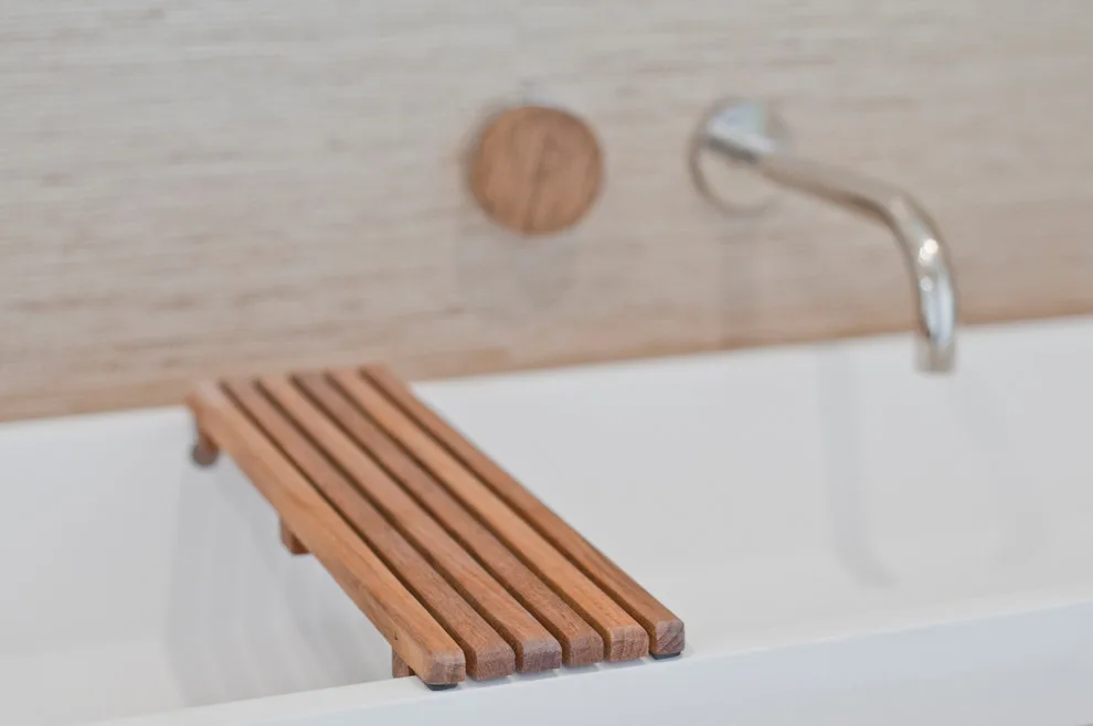 Bali-Inspired Spa Bathroom at Venice Beach by Concept Renovations, Inc. - Photo 34
