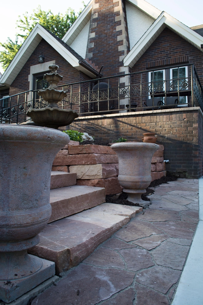 Natural Stone and Statue Garden by Breaking Ground - Photo 45