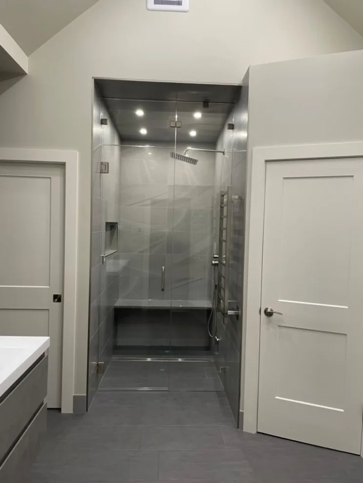 Ultra-Modern Master Bathroom by Custom Professional Remodeling, Inc - Photo 7