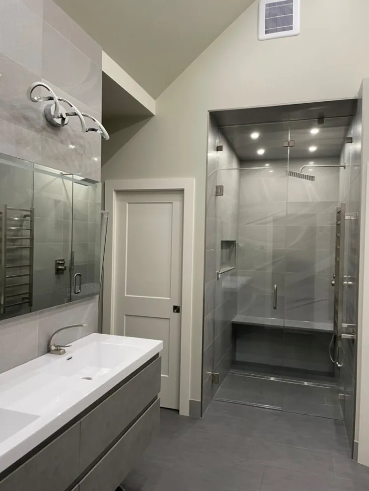 Ultra-Modern Master Bathroom by Custom Professional Remodeling, Inc - Photo 5