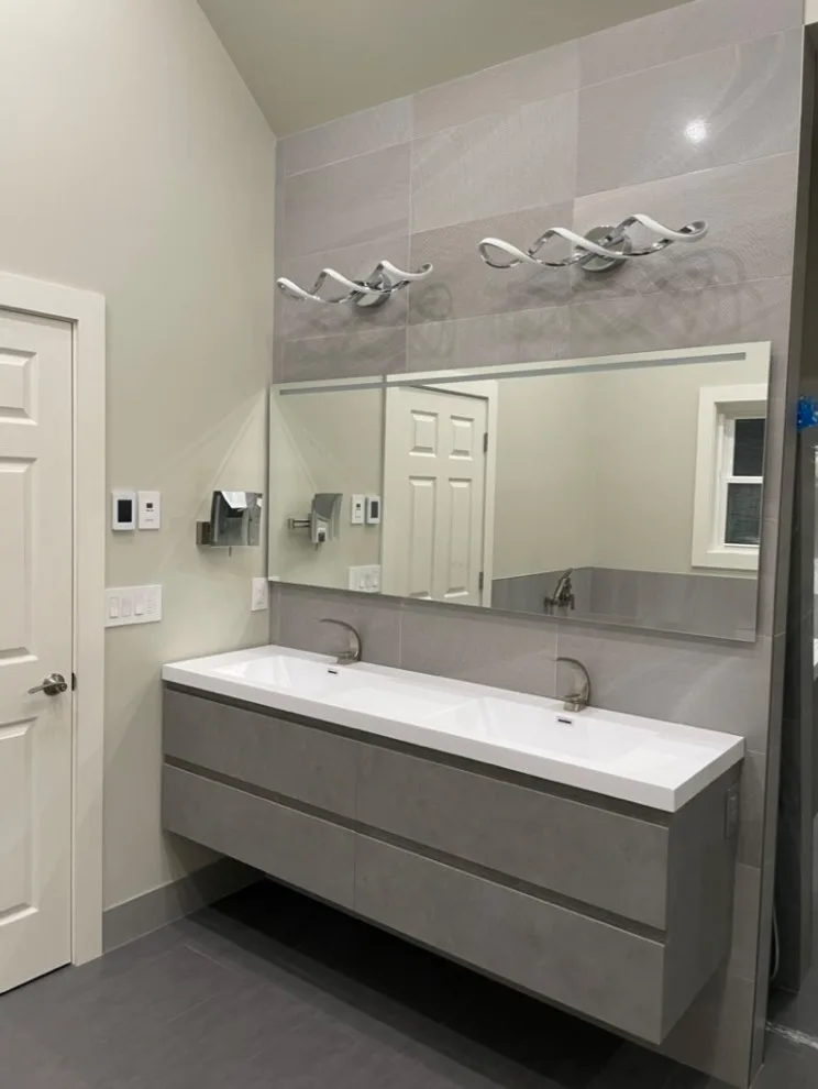 Ultra-Modern Master Bathroom by Custom Professional Remodeling, Inc - Photo 3