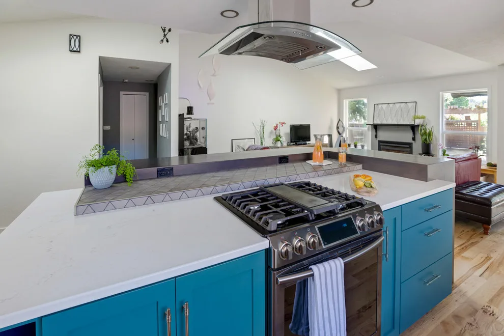 Lively Azure Kitchen by Powell Construction - Photo 14
