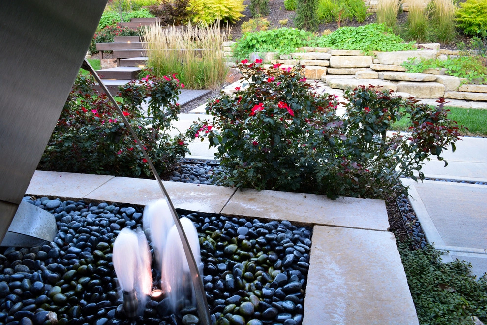 Modern Hillside Entry and Sculpture Garden by Breaking Ground - Photo 58