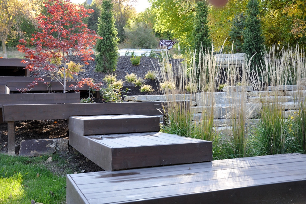 Modern Hillside Entry and Sculpture Garden by Breaking Ground - Photo 37