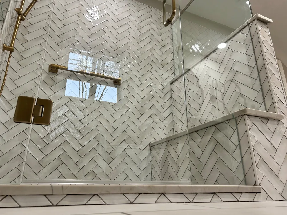 Retro Elegant Restroom by Tmc Construction Services INC - Photo 3