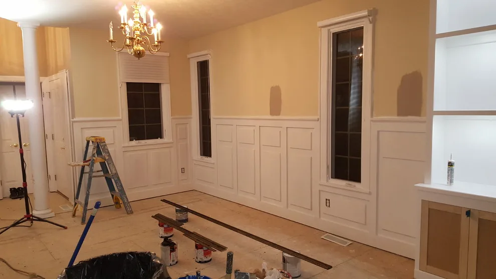 Wainscoting and custom moldings - multiple projects by Straight Edge Construction Group - Photo 10