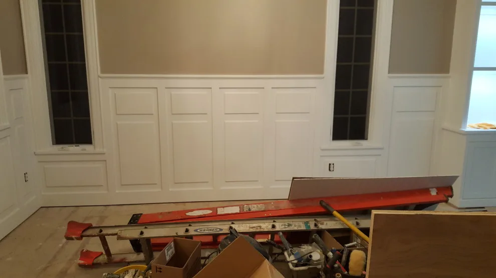 Wainscoting and custom moldings - multiple projects by Straight Edge Construction Group - Photo 13