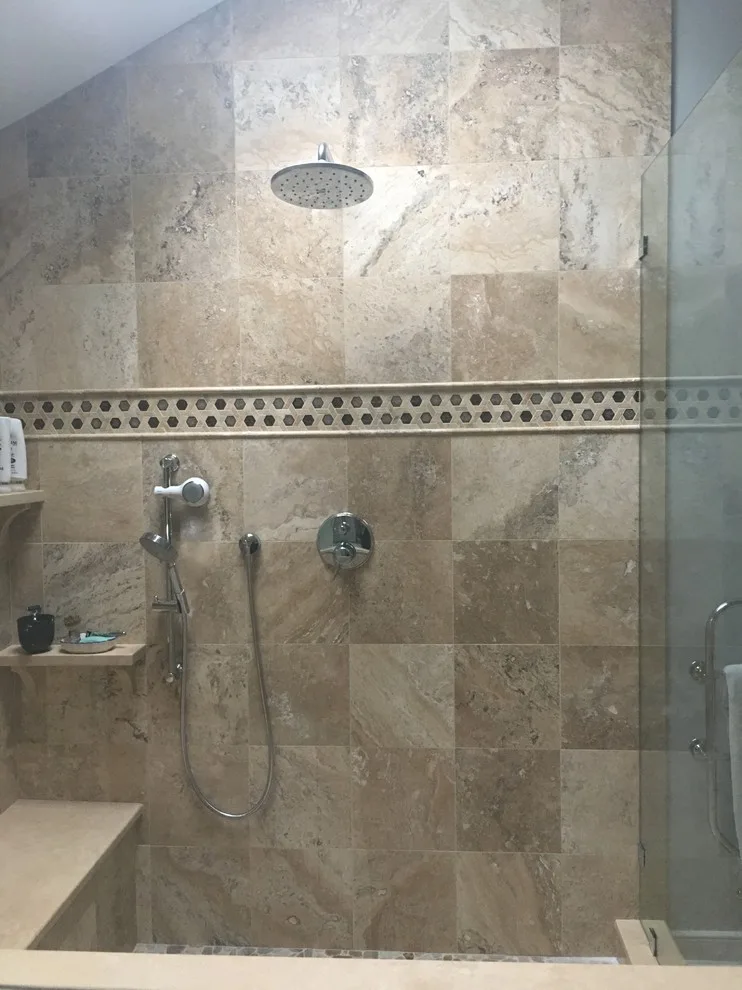 Traditional Master Bathroom with Walk-in Shower by AGDesigns - State Of The Art Kitchens & Baths - Photo 7