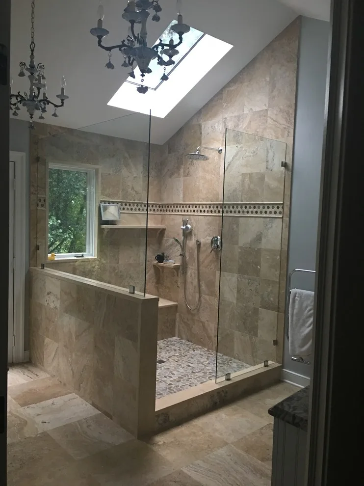 Traditional Master Bathroom with Walk-in Shower by AGDesigns - State Of The Art Kitchens & Baths - Photo 5