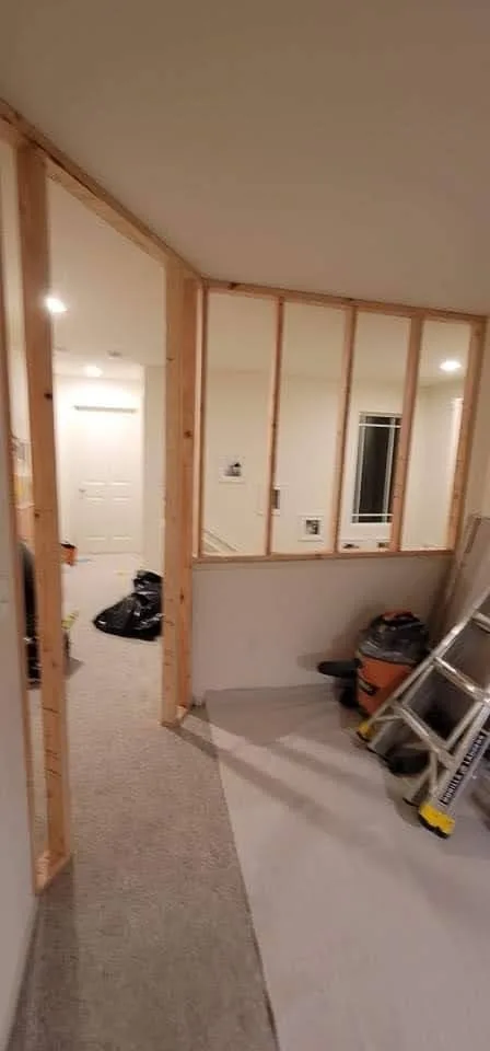 Wall Construction and Door Setup by Handyman Rescue Team - Photo 20
