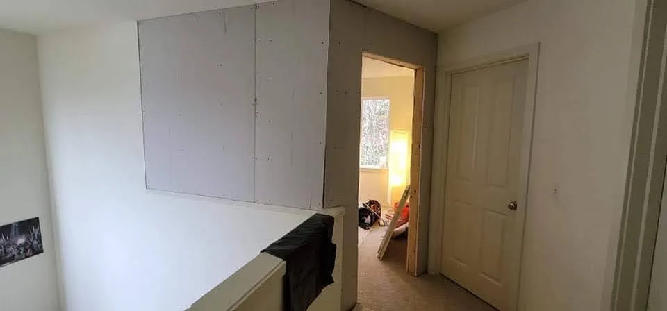 Wall Construction and Door Setup by Handyman Rescue Team - Photo 19