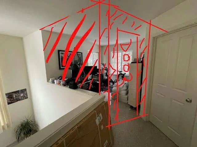 Wall Construction and Door Setup by Handyman Rescue Team - Photo 6