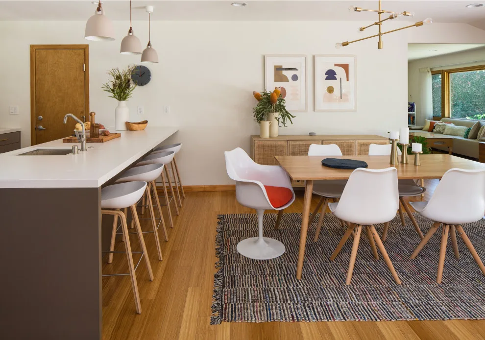Cozy Modern Kitchen and Living Space in Arcadia by Metropolis Drafting And Construction Inc - Photo 9