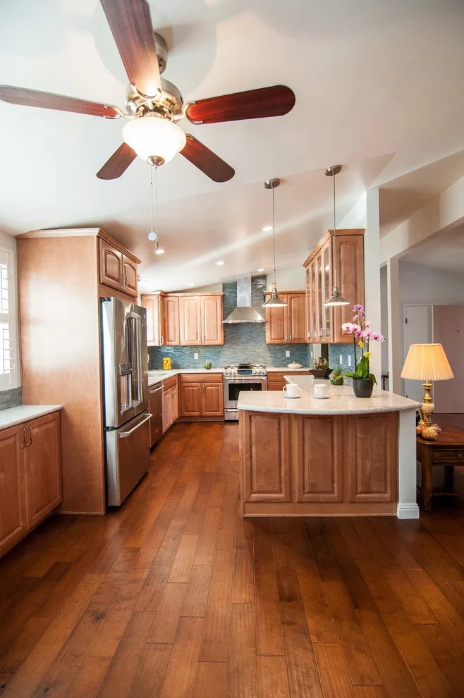 Cozy Transitional Kitchen by Kaminskiy Design And Remodeling - Photo 2