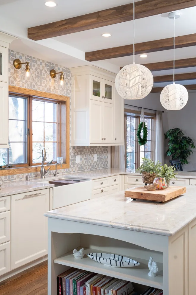Cozy White Kitchen by Sawhill Kitchens - Photo 4