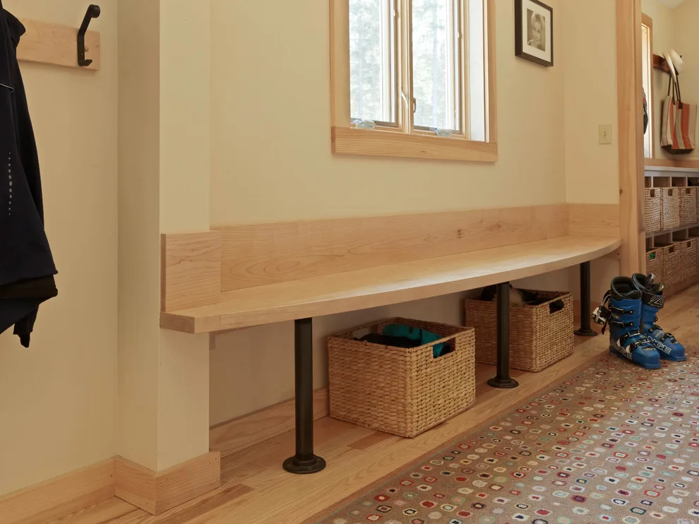 Custom Built-ins and Mirror in Stowe, VT by Cypress Woodworks LLC - Photo 4