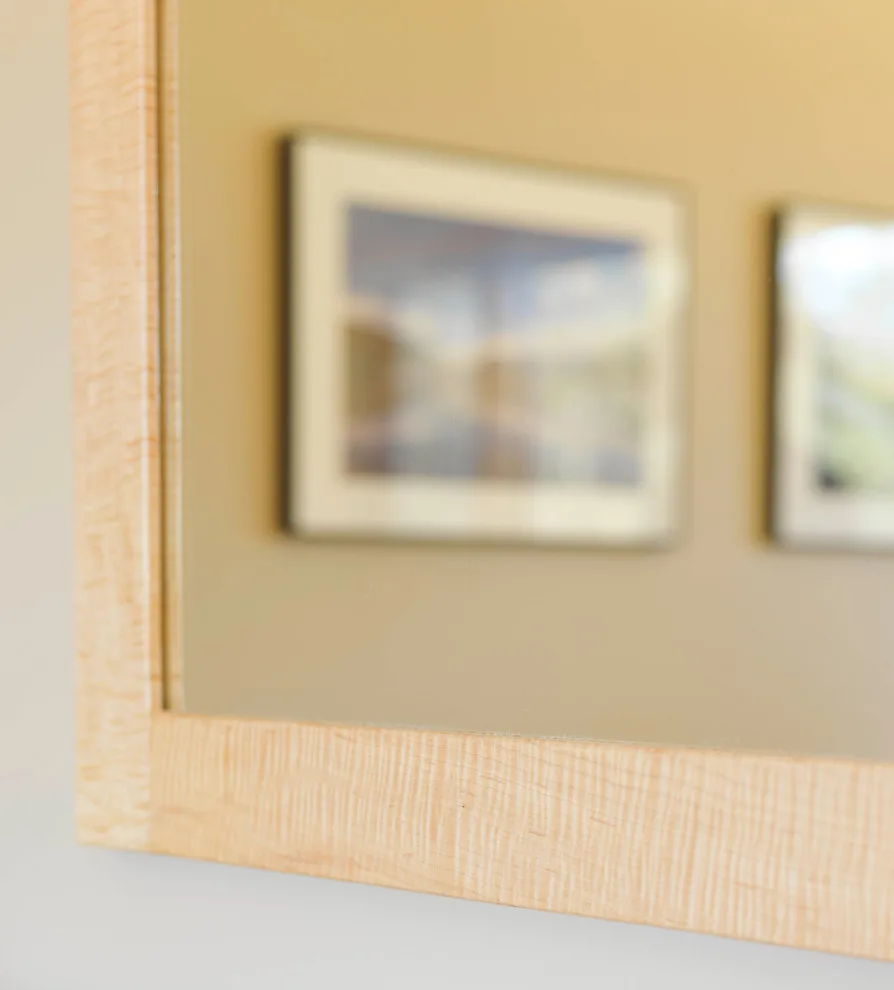 Custom Built-ins and Mirror in Stowe, VT by Cypress Woodworks LLC - Photo 3