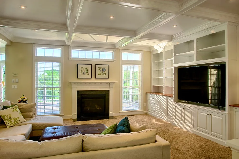 Warrenton, VA Family Space Featuring Coffered Ceiling by Home Sweet Home Improvements LLC - Photo 3