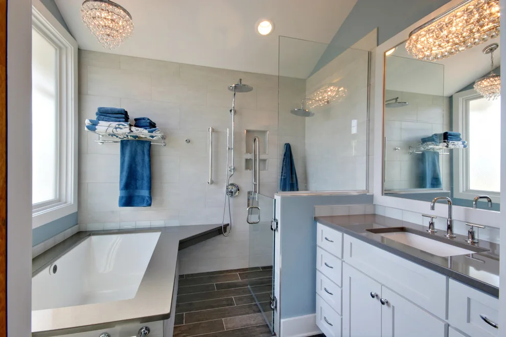 Wayland Bathroom Renovation by DreamMaker Bath & Kitchen Of Greater Grand Rapids - Photo 5