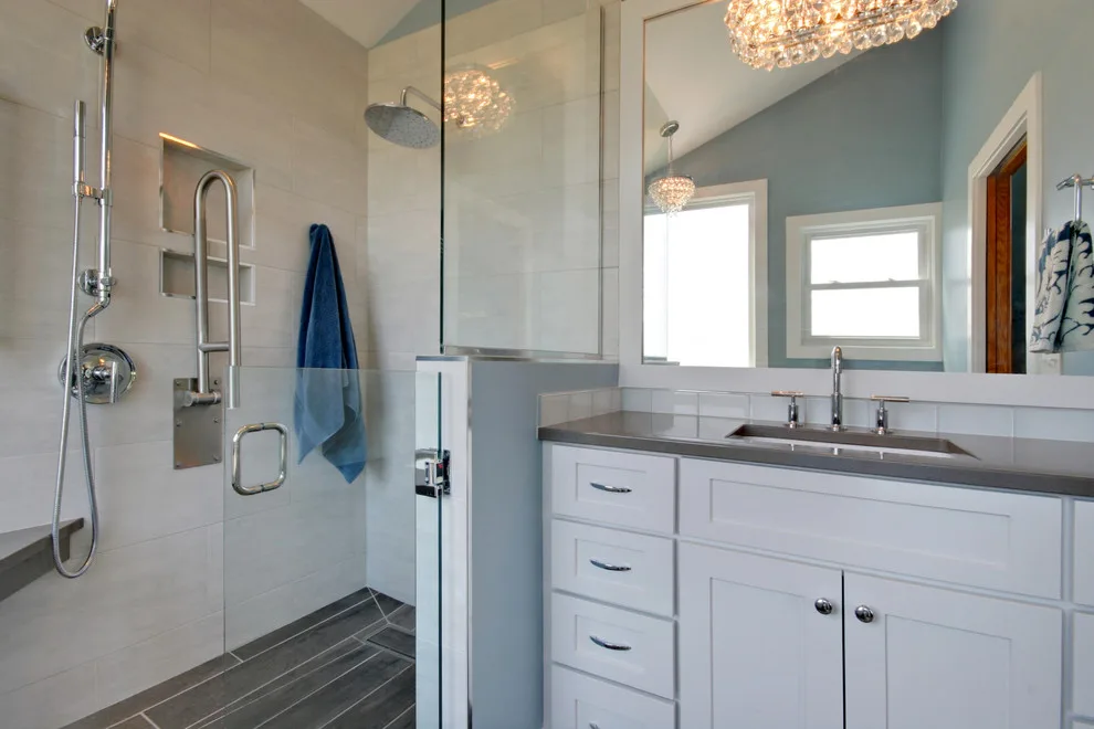 Wayland Bathroom Renovation by DreamMaker Bath & Kitchen Of Greater Grand Rapids - Photo 4