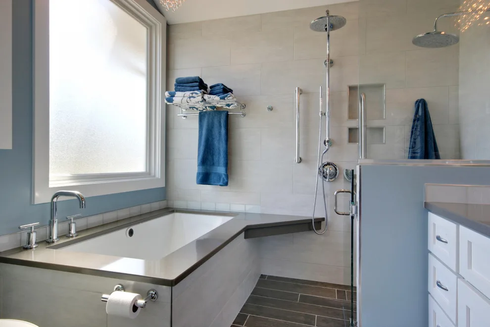 Wayland Bathroom Renovation by DreamMaker Bath & Kitchen Of Greater Grand Rapids - Photo 9