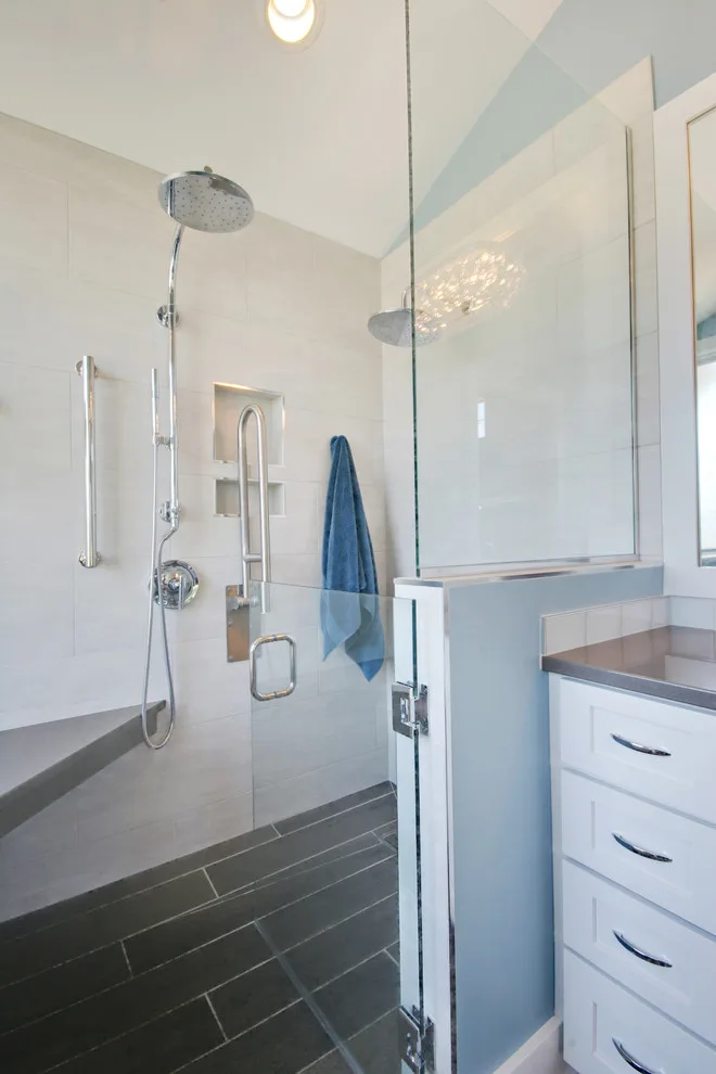 Wayland Bathroom Renovation by DreamMaker Bath & Kitchen Of Greater Grand Rapids - Photo 6