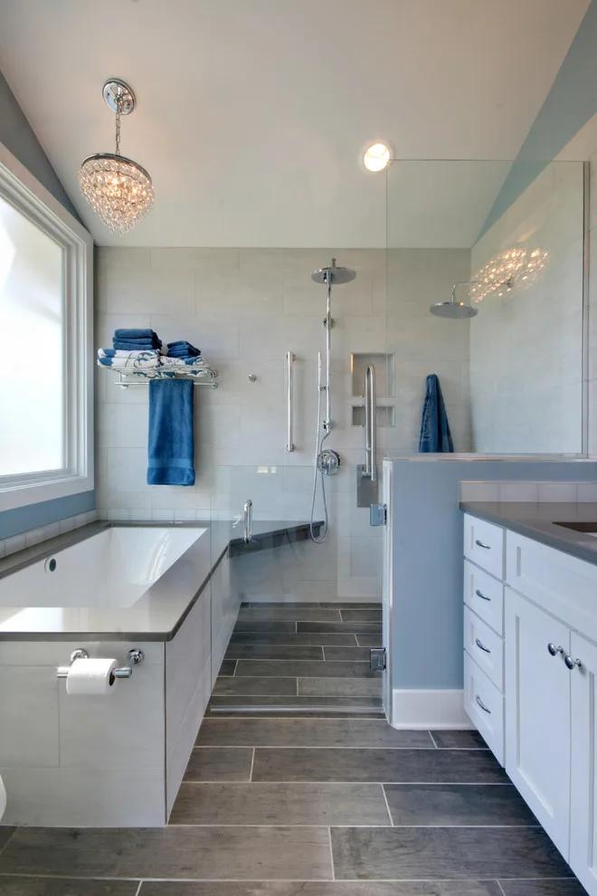 Wayland Bathroom Renovation by DreamMaker Bath & Kitchen Of Greater Grand Rapids - Photo 11