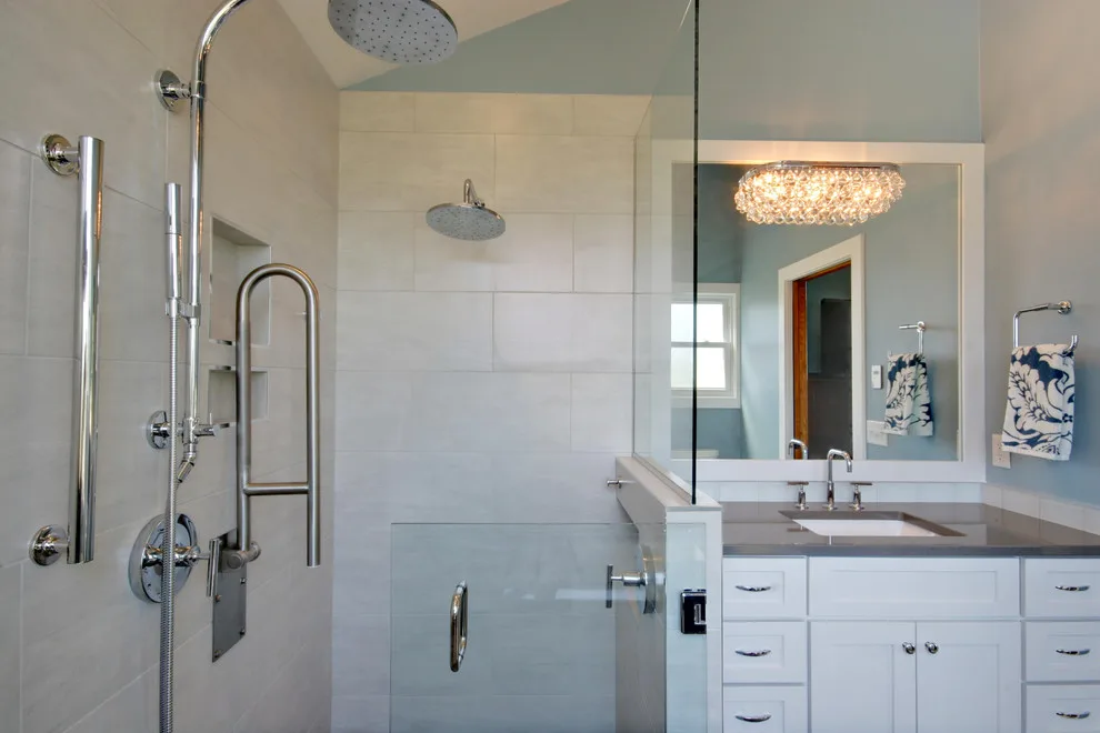 Wayland Bathroom Renovation by DreamMaker Bath & Kitchen Of Greater Grand Rapids - Photo 15