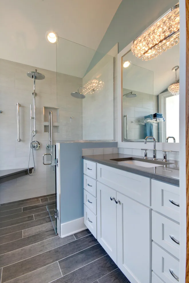 Wayland Bathroom Renovation by DreamMaker Bath & Kitchen Of Greater Grand Rapids - Photo 7
