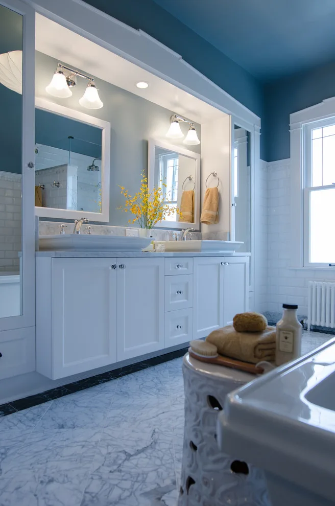 West Seattle 1908 Bathroom - Award-Winning Design by Potter Construction Inc - Photo 2