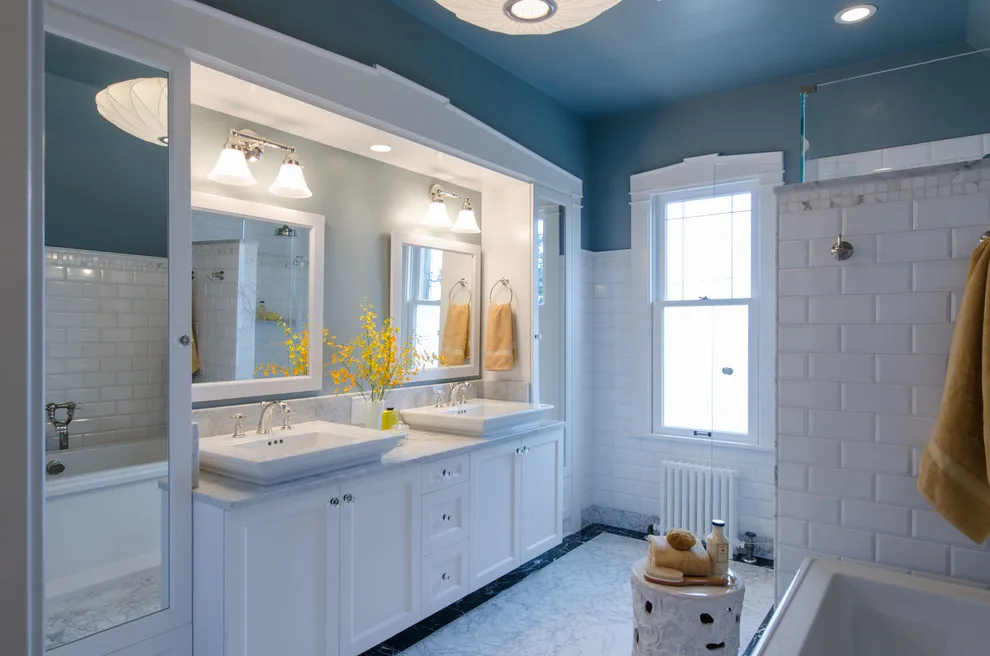 West Seattle 1908 Bathroom - Award-Winning Design by Potter Construction Inc - Photo 7