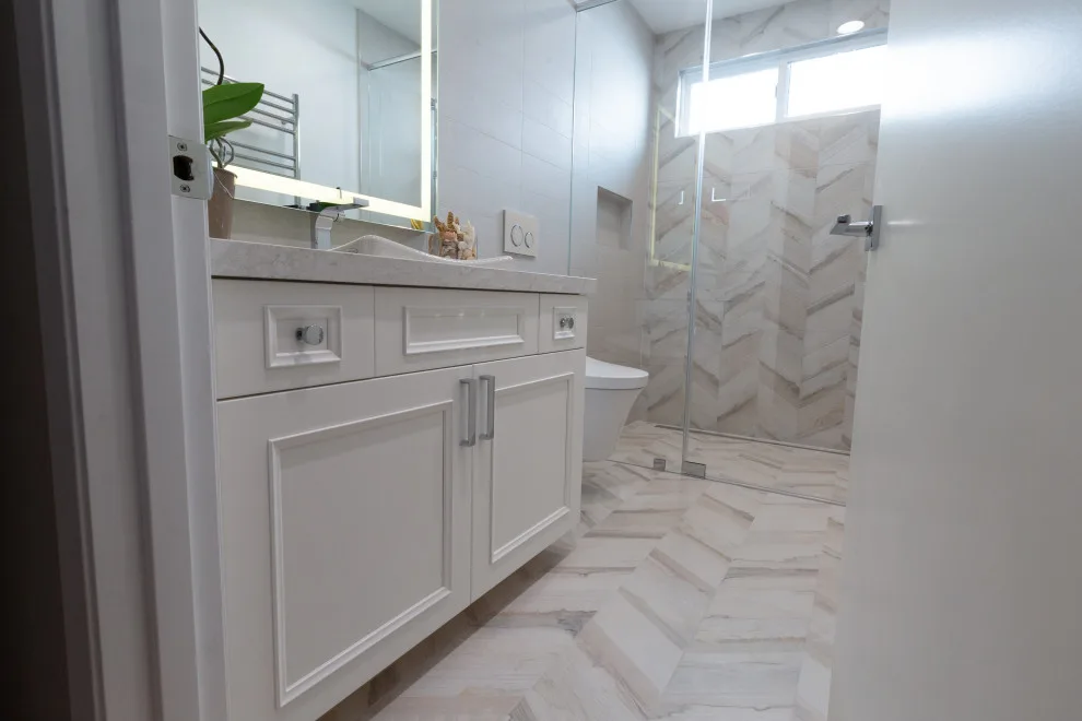 Shiraki Bathroom Renovations in Westminster by Burgin Design - Remodel - Photo 2