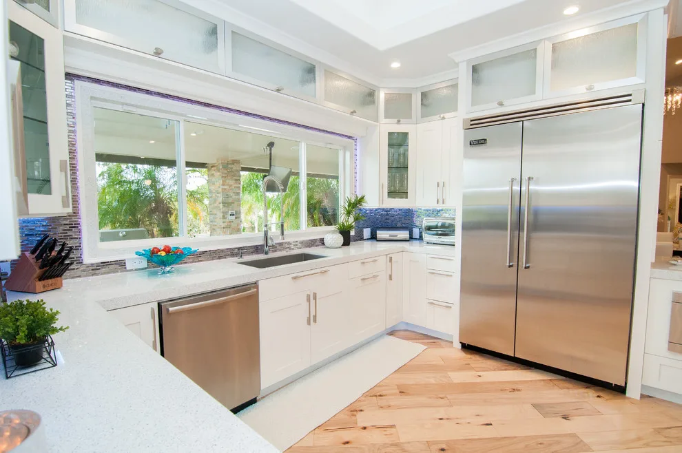 Bright Modern Kitchen in Rancho Bernardo, CA by Kaminskiy Design And Remodeling - Photo 3
