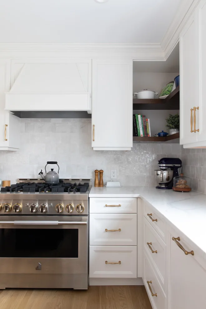 Madison, NJ Kitchen Expansion with White and Wood Elements by Robinwood Kitchens - Photo 3