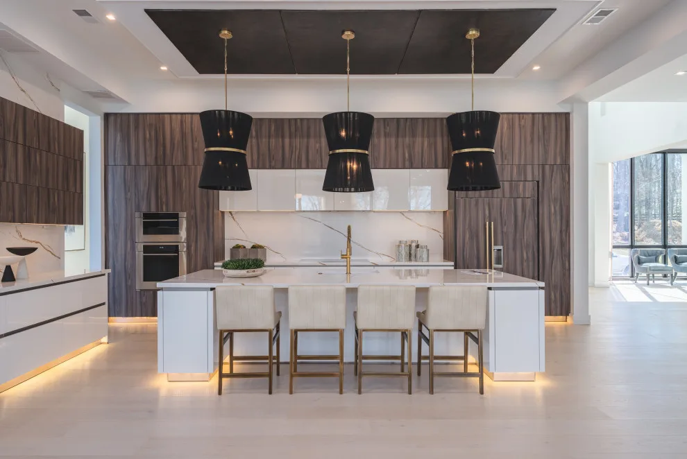 Great Falls VA Wooden and White Kitchen Design by UCS Kitchen Design - Photo 7