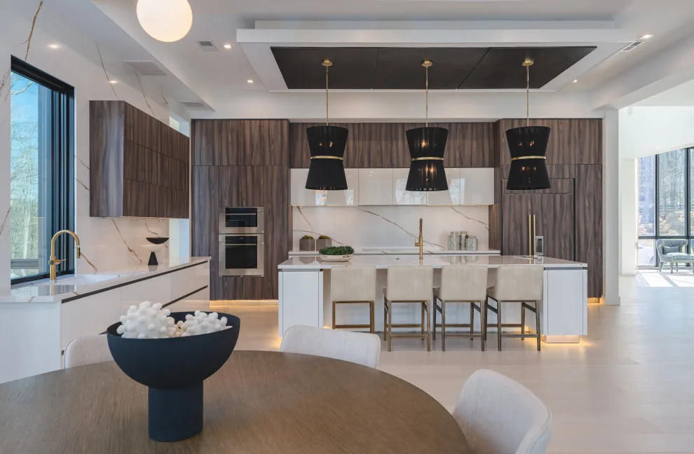Great Falls VA Wooden and White Kitchen Design by UCS Kitchen Design - Photo 9