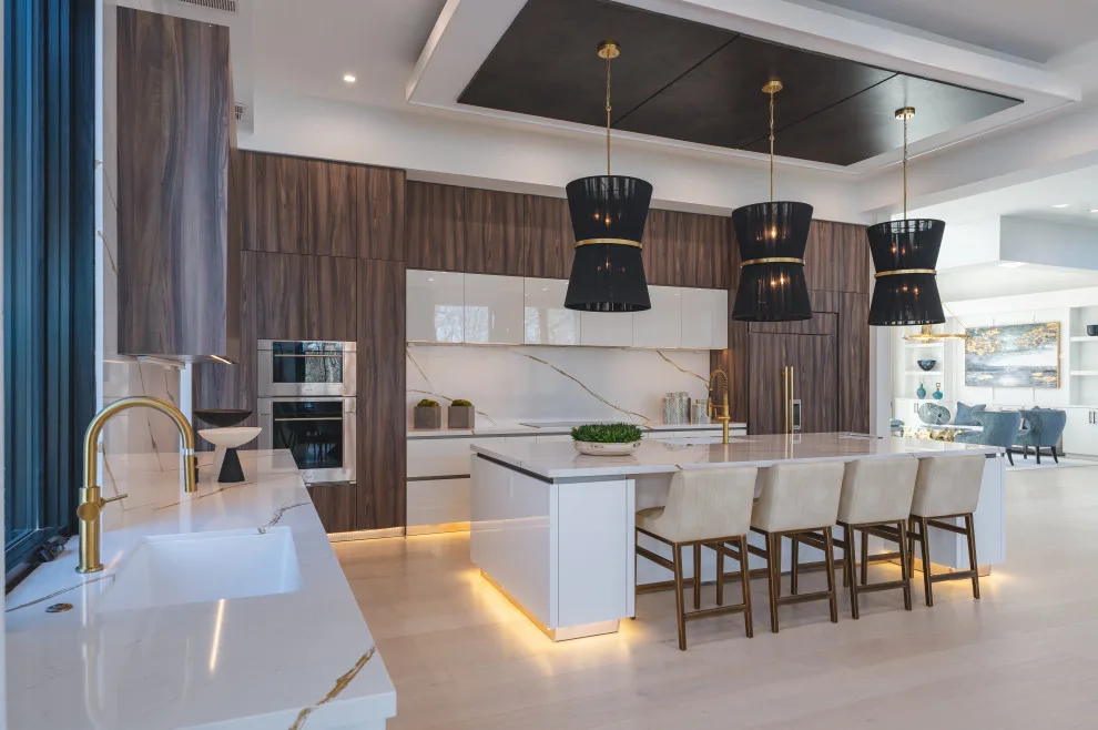 Great Falls VA Wooden and White Kitchen Design by UCS Kitchen Design - Photo 5