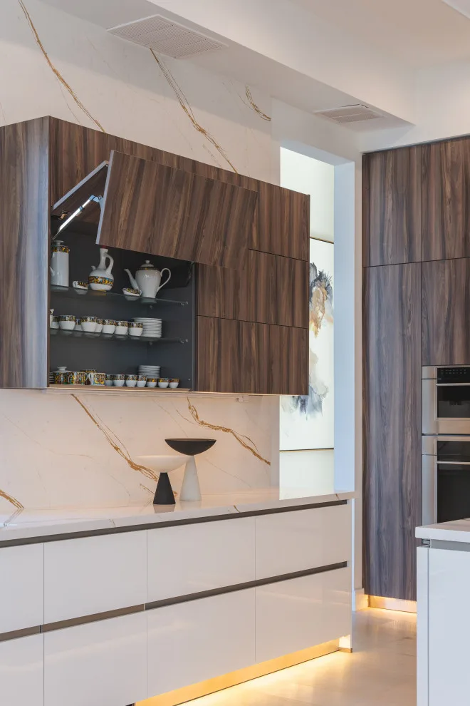 Great Falls VA Wooden and White Kitchen Design by UCS Kitchen Design - Photo 4