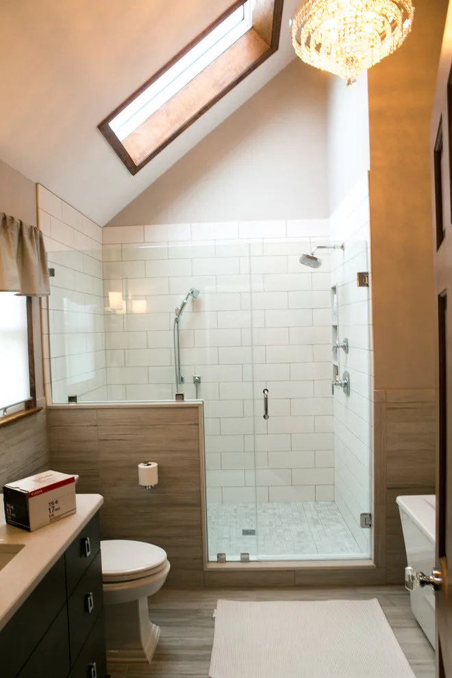 Light Bathroom and Laundry Space by Bryhn Design/Build - Photo 8
