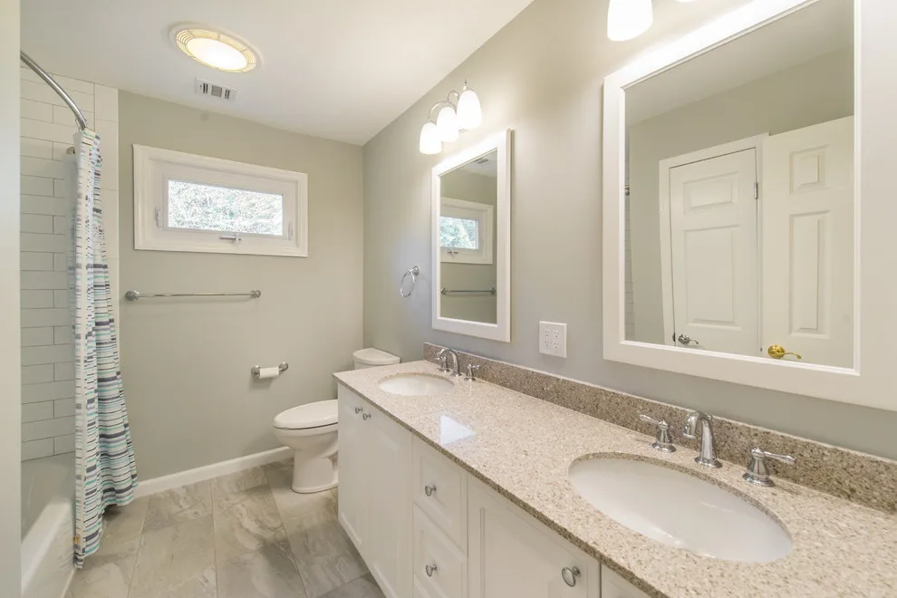 Sophisticated White Bathrooms in Morristown by JMC Home Remodeling - Photo 4