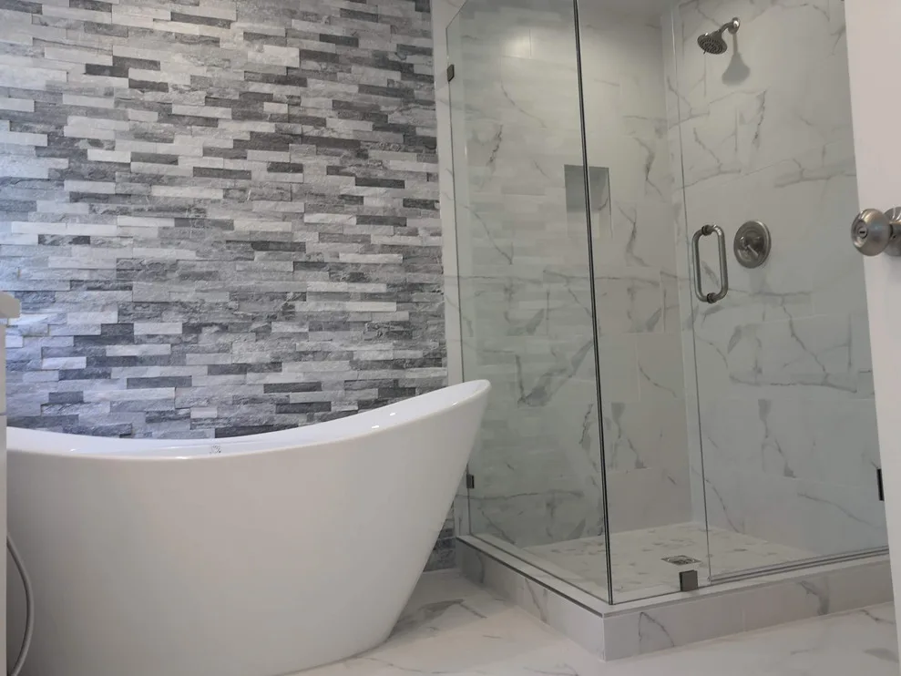 Sherman Oaks CA White Bathroom Renovation by California Kitchen Gallery - Photo 8