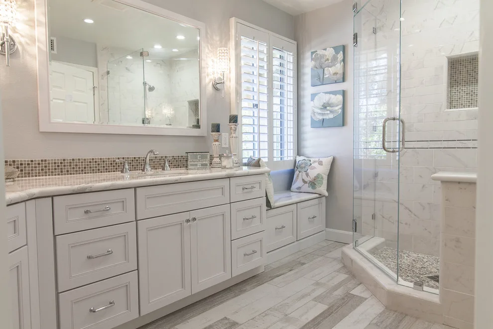 Light-Colored Bathroom by Kitchens Etc. Of V.C. - Photo 11